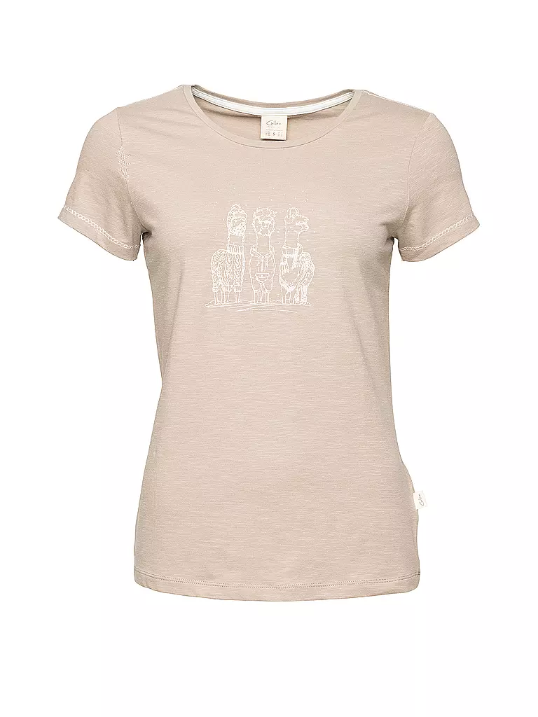 CHILLAZ | Damen Klettershirt Gandia Alpaca Gang | hellbraun
