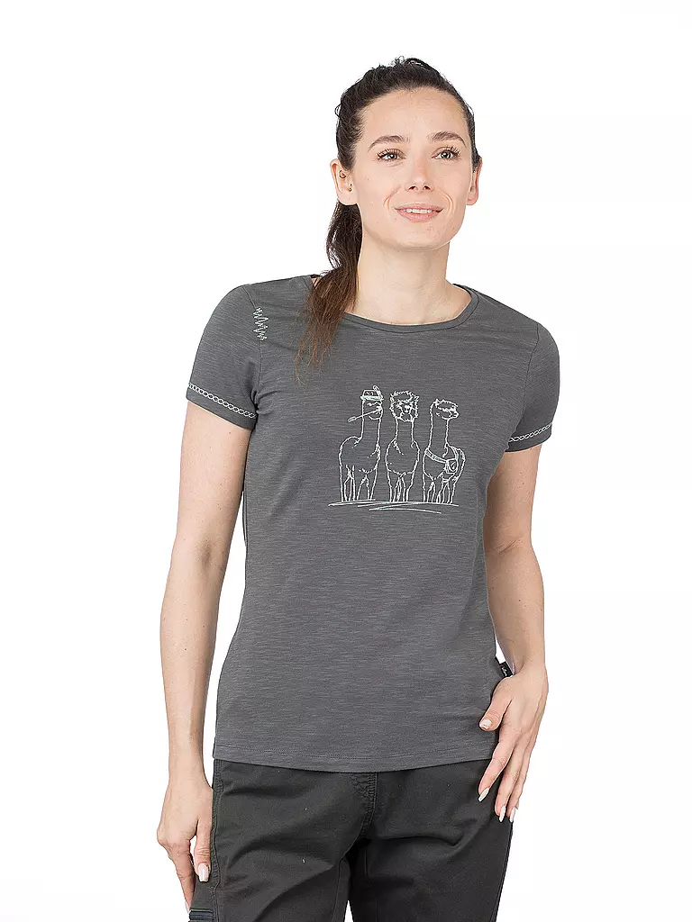 CHILLAZ | Damen Klettershirt Gandia Alpaca Gang | grau
