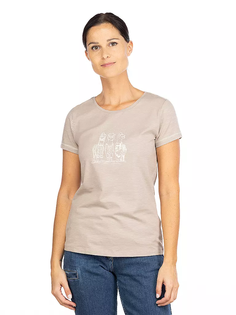 CHILLAZ | Damen Klettershirt Gandia Alpaca Gang | hellbraun