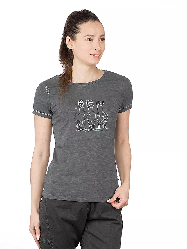 CHILLAZ | Damen Klettershirt Gandia Alpaca Gang | grau