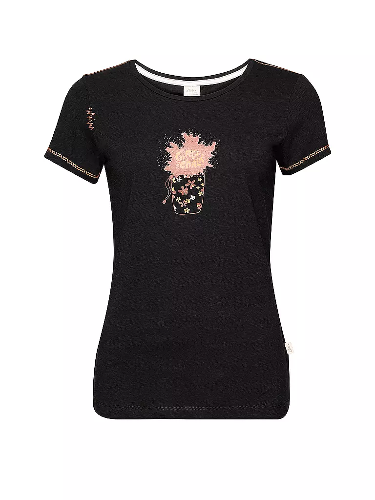 CHILLAZ | Damen Klettershirt Gandia Talk Chalk | schwarz