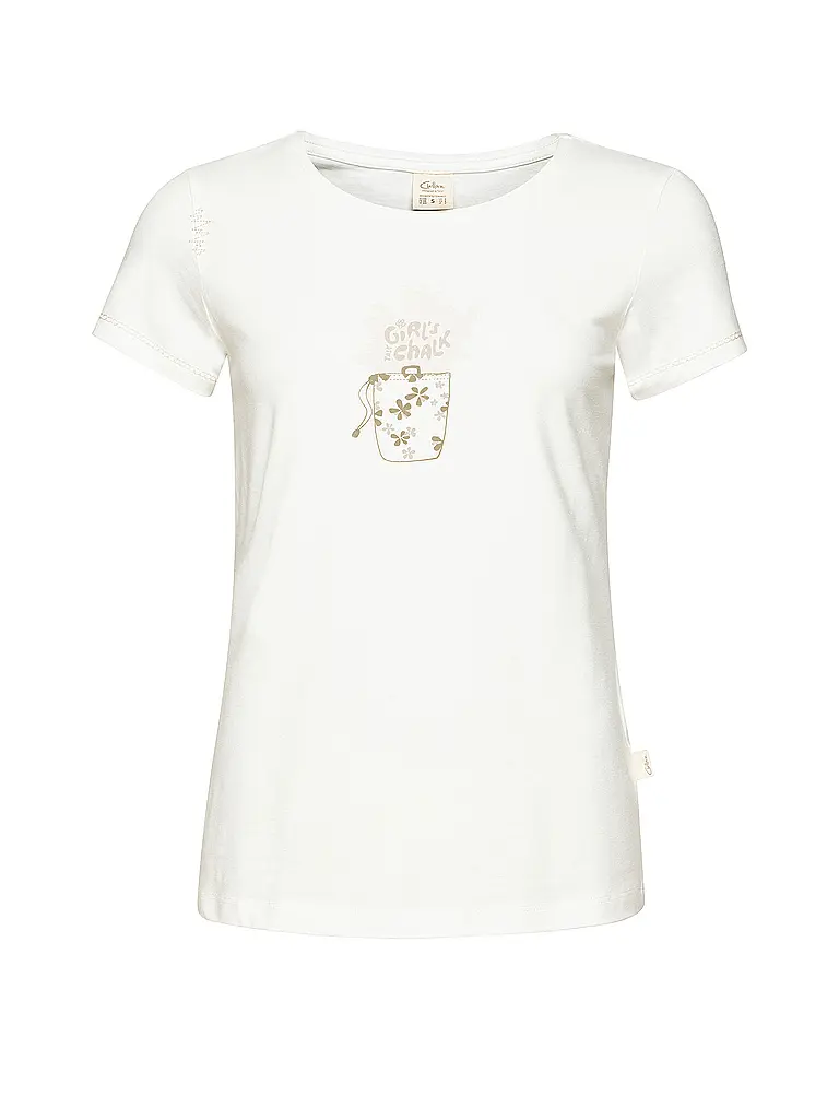 CHILLAZ | Damen Klettershirt Gandia Talk Chalk | weiss