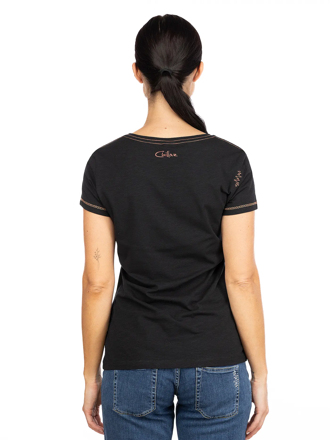 CHILLAZ | Damen Klettershirt Gandia Talk Chalk | schwarz
