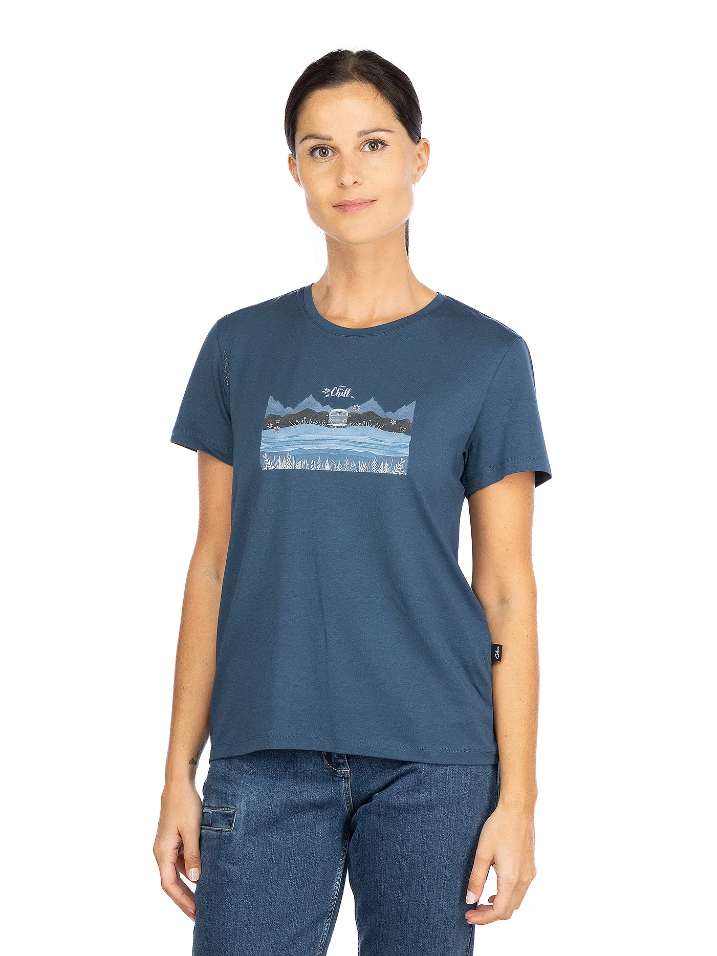 CHILLAZ | Damen Klettershirt Iseo Time to Chill | dunkelblau