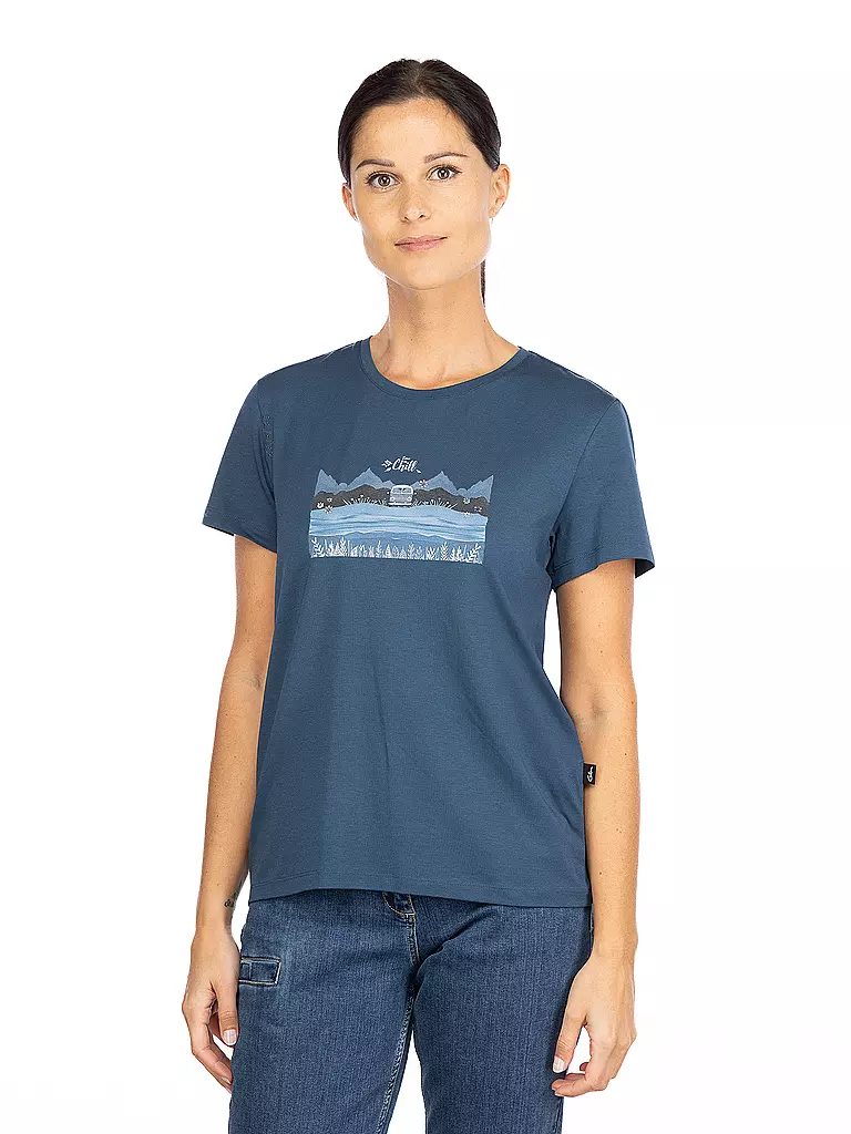 CHILLAZ | Damen Klettershirt Iseo Time to Chill | dunkelblau