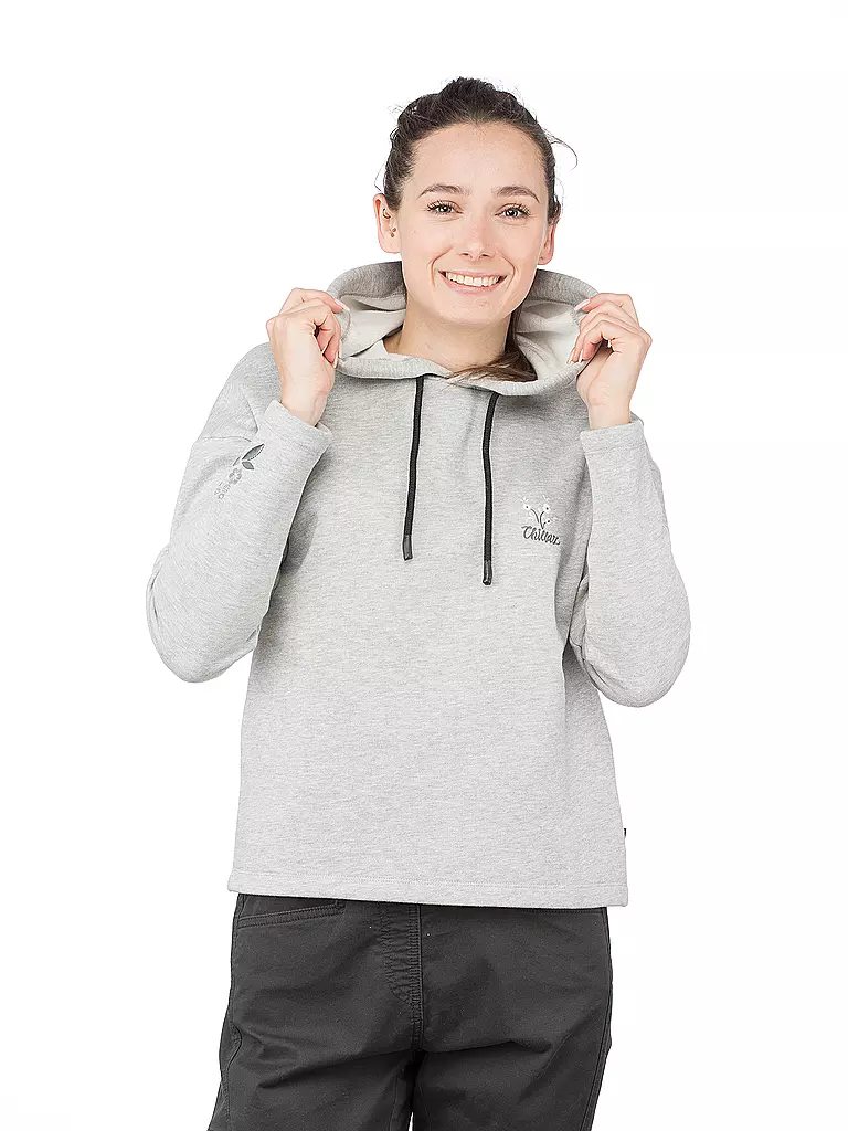 CHILLAZ | Damen Klettersweater Mondsee Hoodie | hellgrau