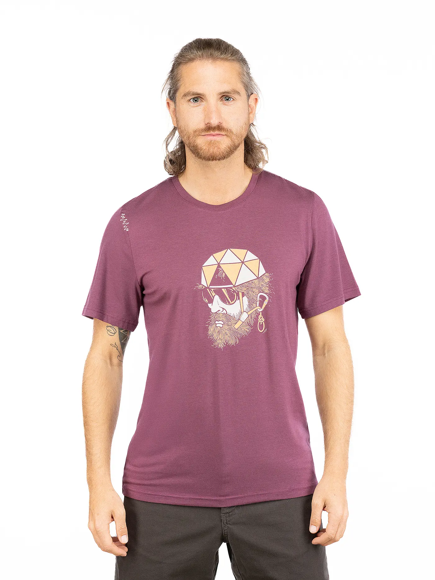 CHILLAZ | Herren Klettershirt Explorer | beere