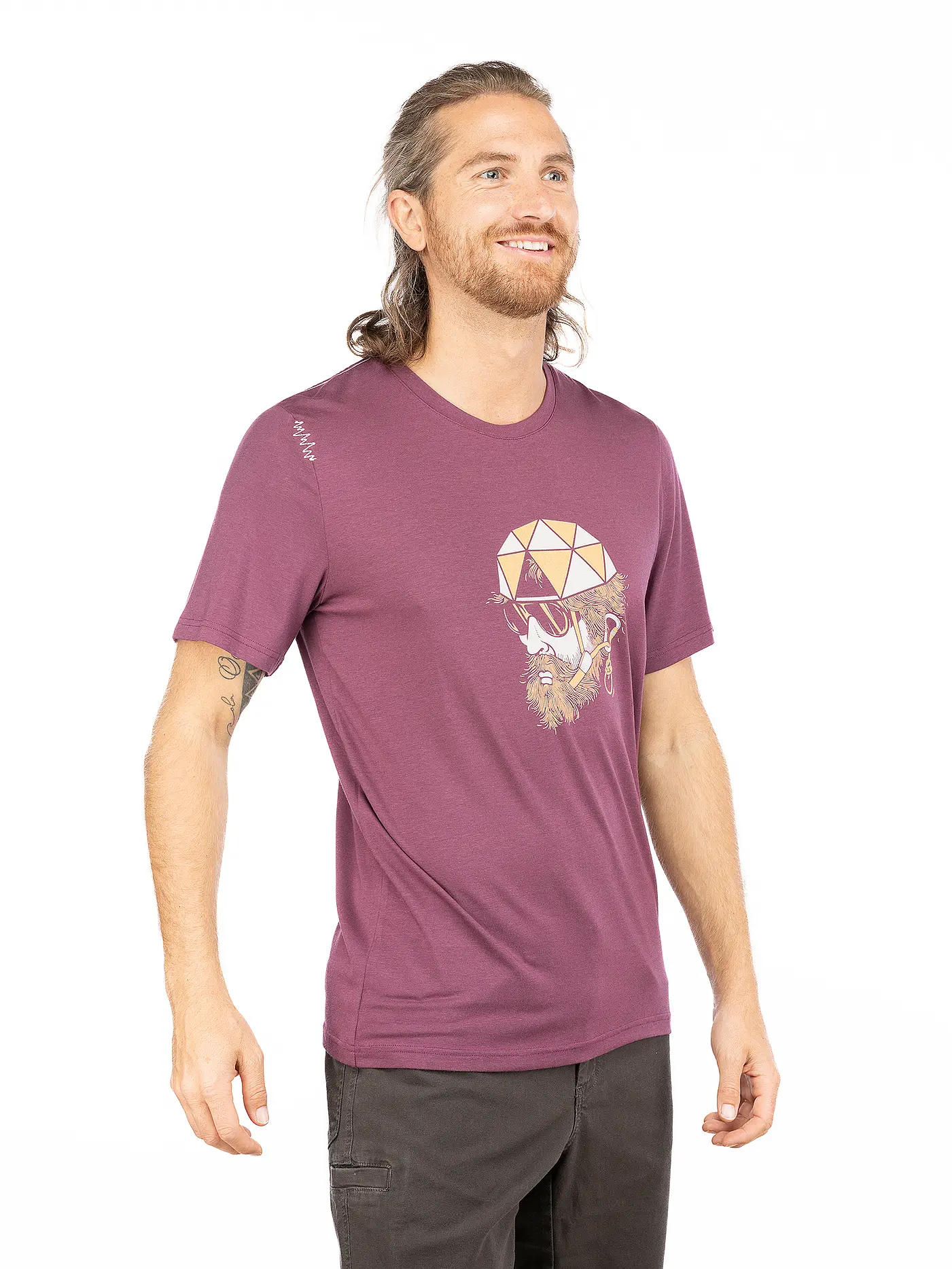 CHILLAZ | Herren Klettershirt Explorer | beere