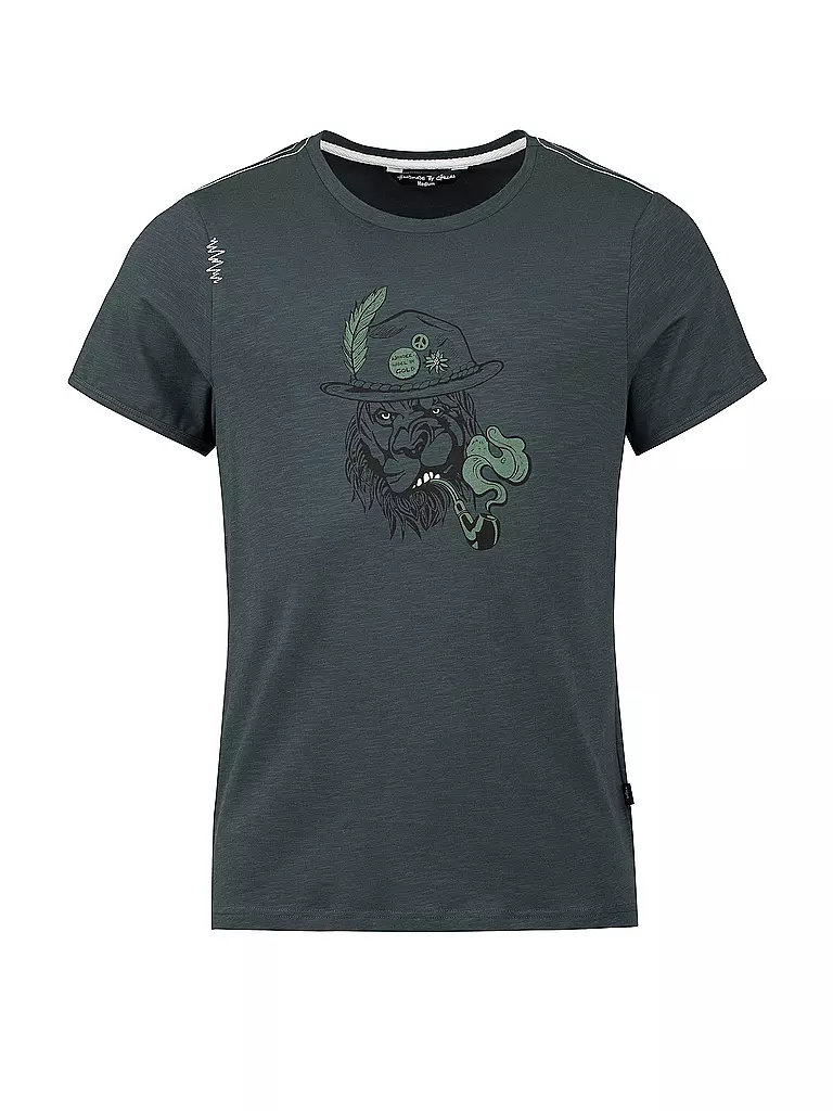 CHILLAZ | Herren Klettershirt Lion | dunkelgrün