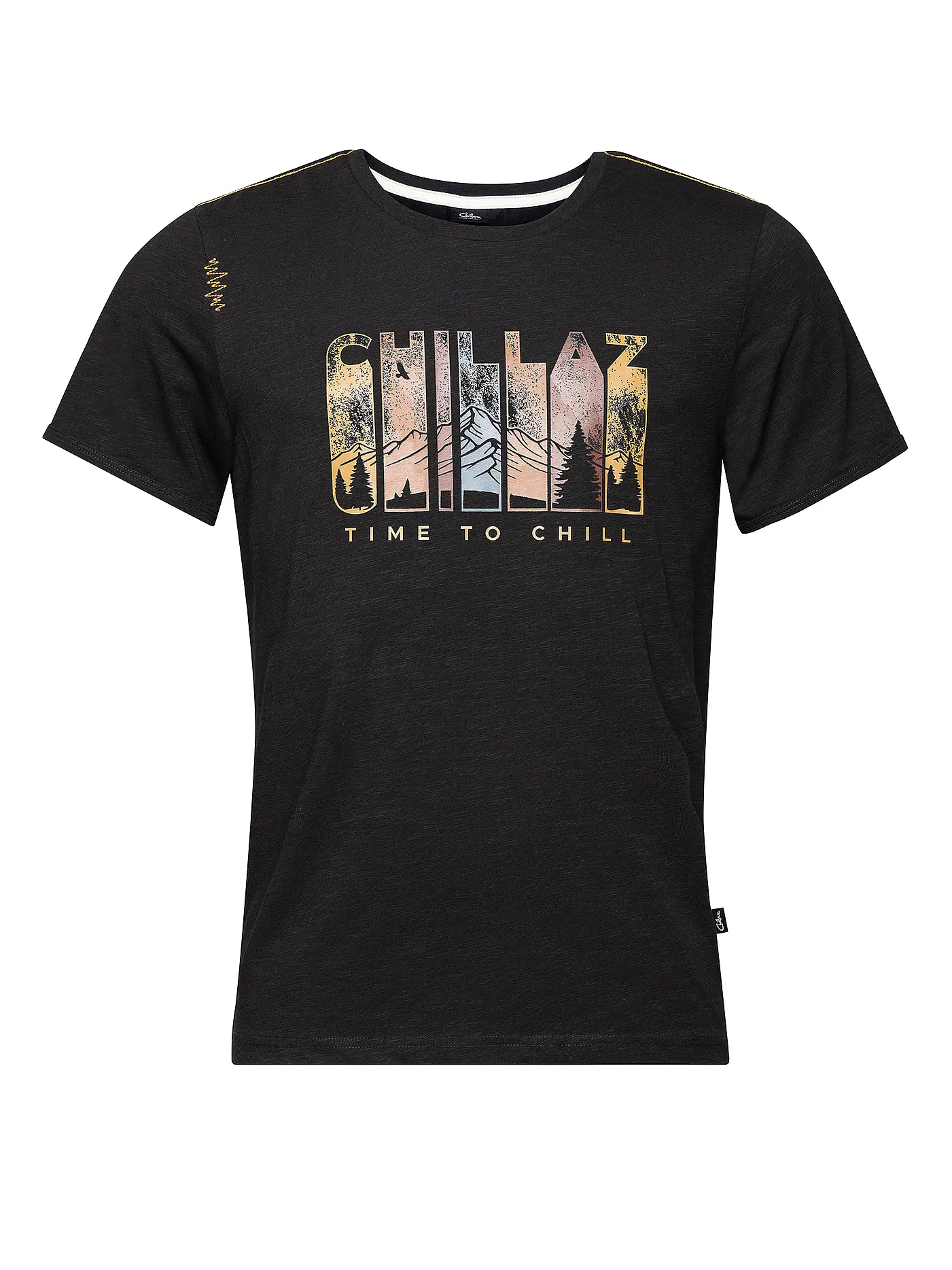 CHILLAZ | Herren Klettershirt Time To Chill | schwarz
