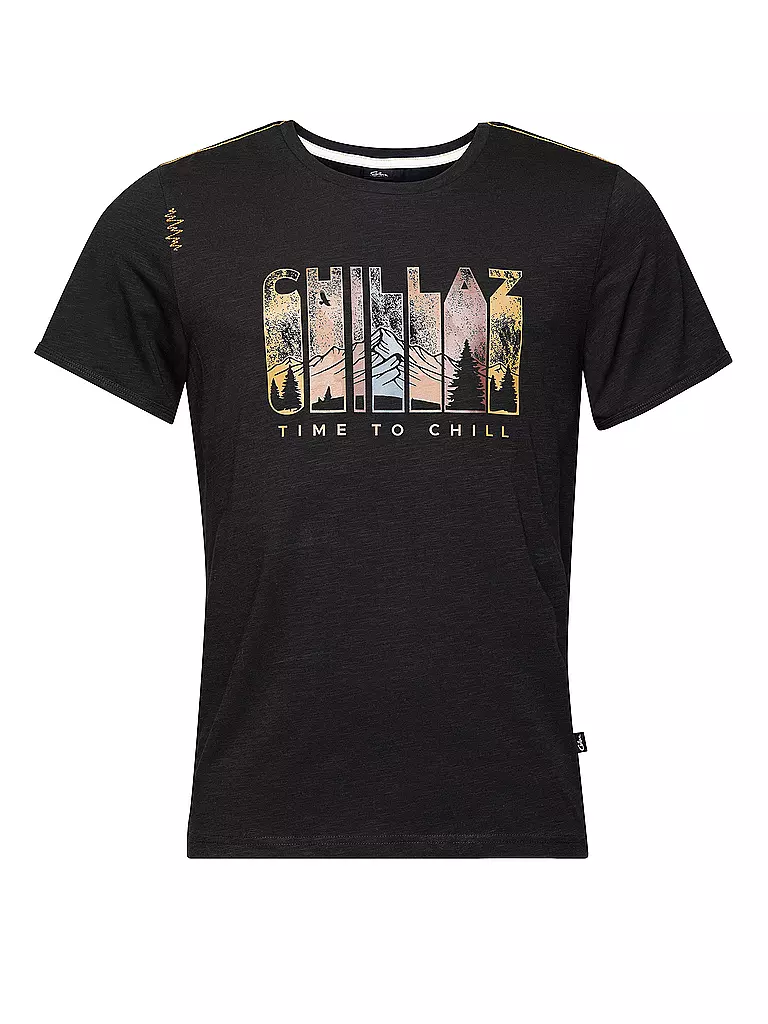 CHILLAZ | Herren Klettershirt Time To Chill | schwarz