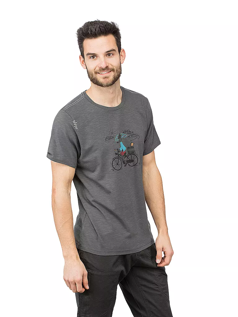 CHILLAZ | Herren Klettershirt Tyrolean Trip | schwarz