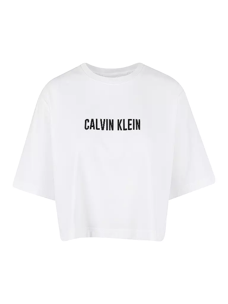 CK PERFORMANCE | Damen Fitnessshirt Crop | weiss