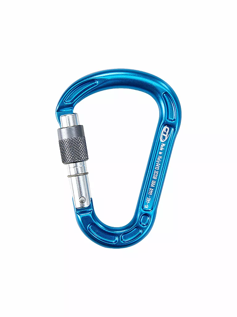 CLIMBING TECHNOLOGY | Karabiner Concept SG HMS Screwgate | blau