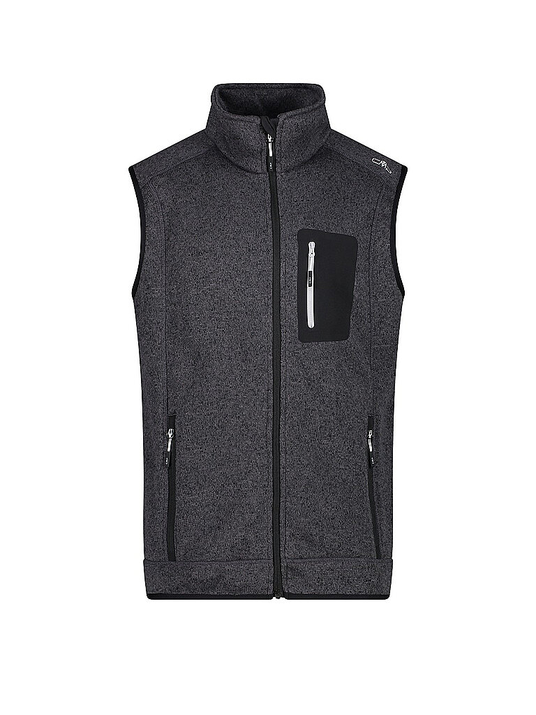 CMP Herren Fleeceweste schwarz | 56