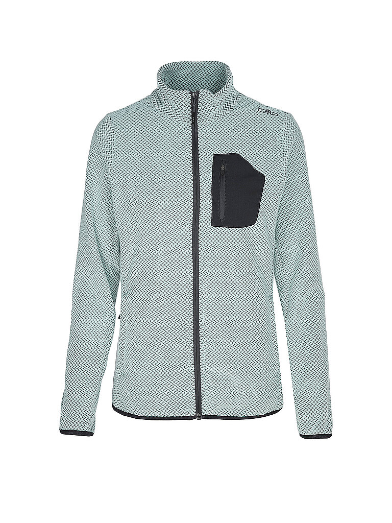 CMP Unterziehjacke Stehkragen Langarm Polyester-Esasthan Hellgrün