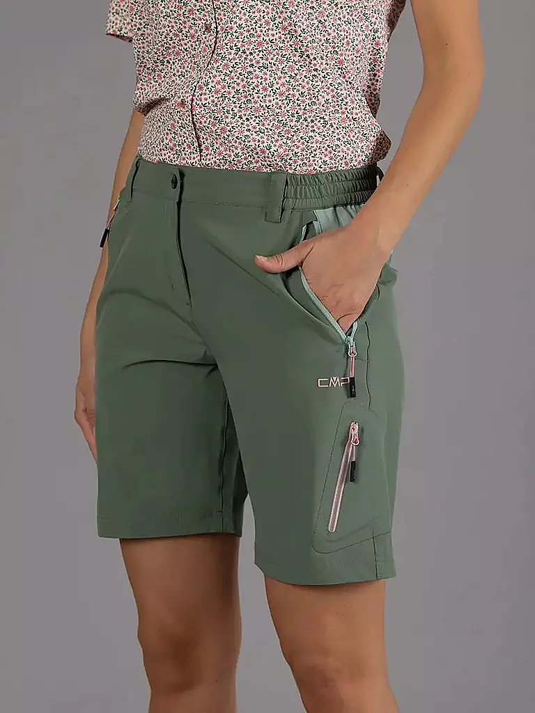 CMP | Damen Short Bermuda Stretch | dunkelgrün