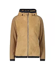 CMP | Damen Strickjacke Hoodie | camel