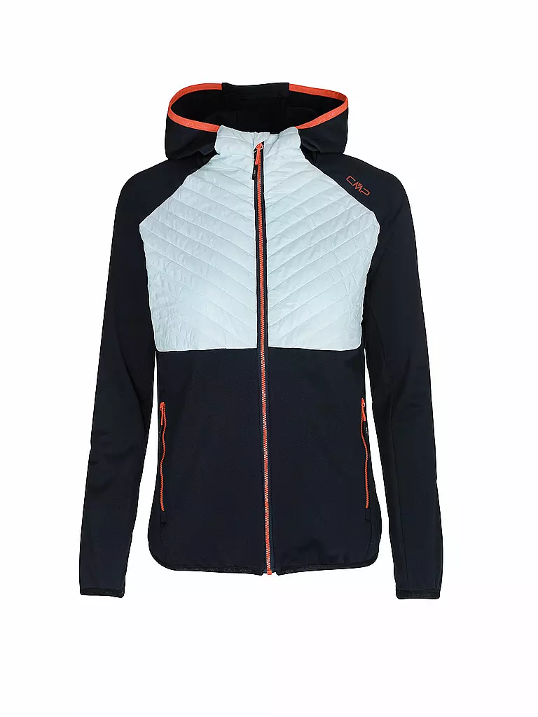 CMP | Damen Touren Hybridjacke Unlimitech Color Block  | schwarz