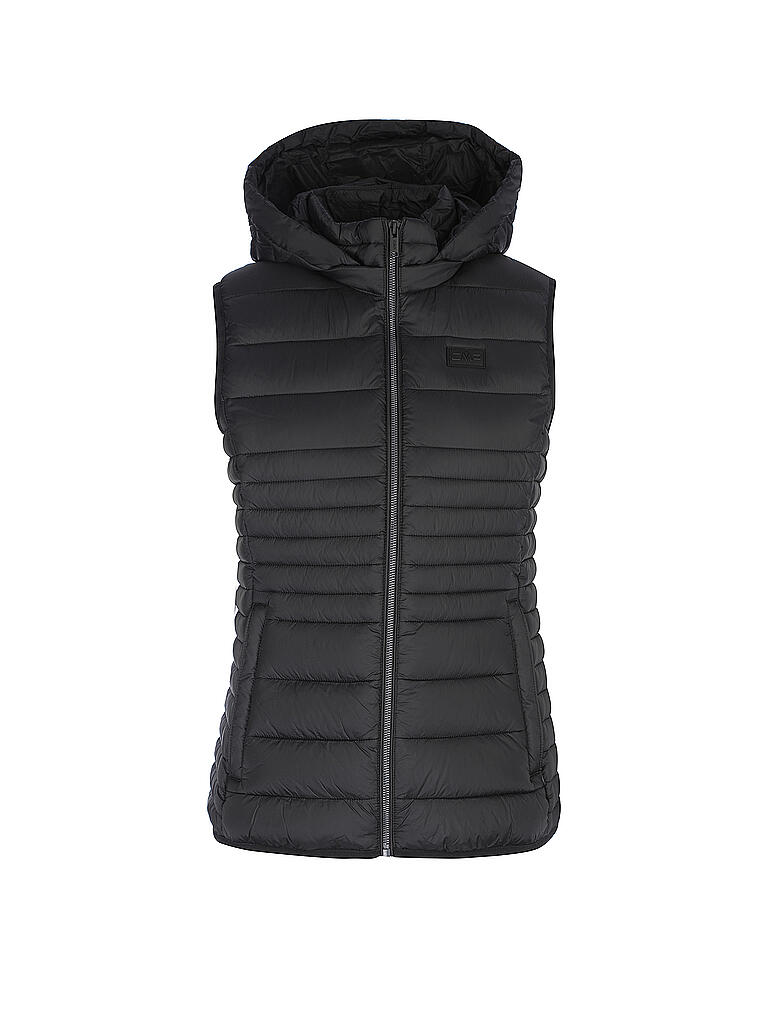 CMP | Damen Weste Snaps Hoodie | schwarz