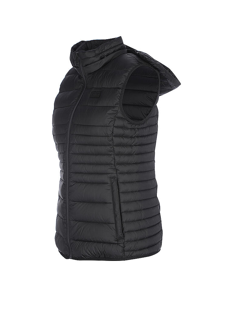 CMP | Damen Weste Snaps Hoodie | schwarz