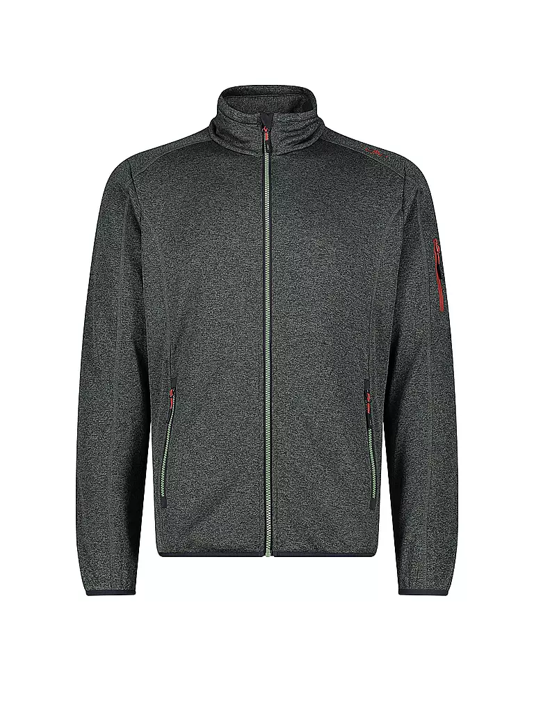 CMP | Herren Fleecejacke Knitted Mesh | dunkelgrün