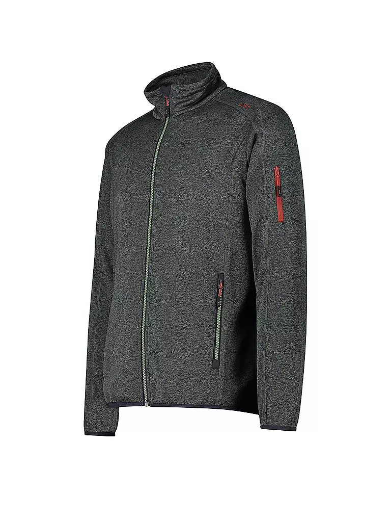 CMP | Herren Fleecejacke Knitted Mesh | dunkelgrün