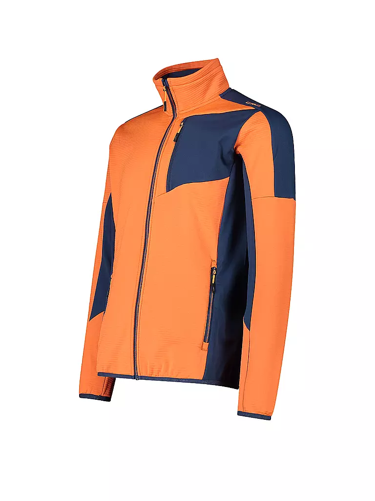 CMP | Herren Fleecejacke Striped Stretch | orange