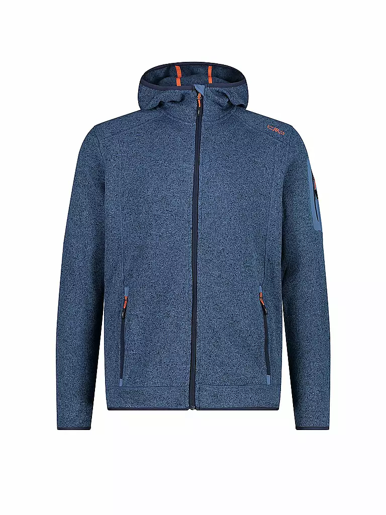 CMP | Herren Strickjacke Fix Hoodie | dunkelblau