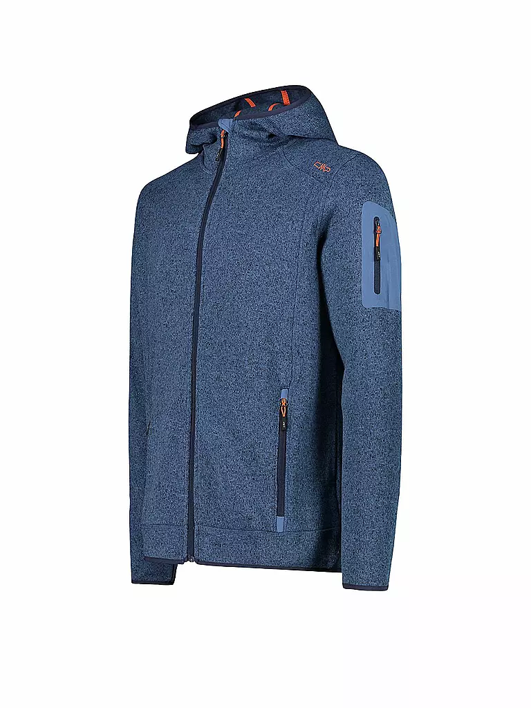 CMP | Herren Strickjacke Fix Hoodie | dunkelblau