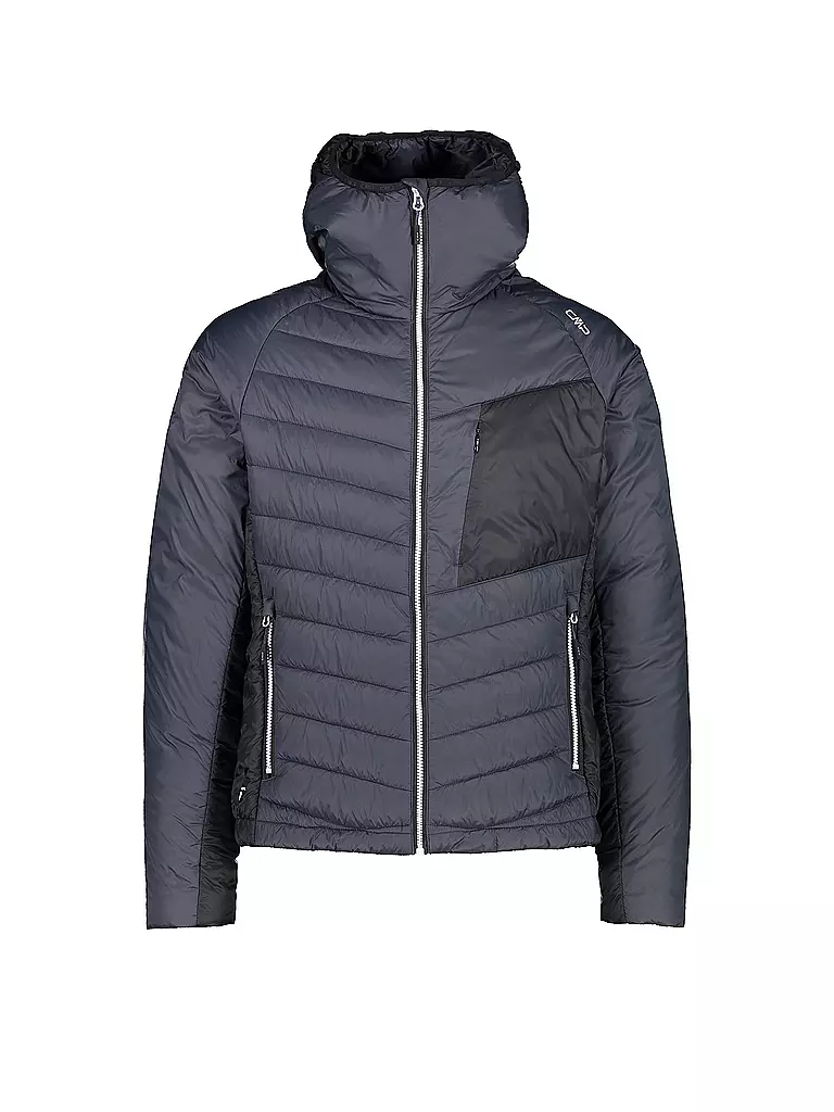 CMP | Herren Tourenjacke Primaloft Hoodie | grau