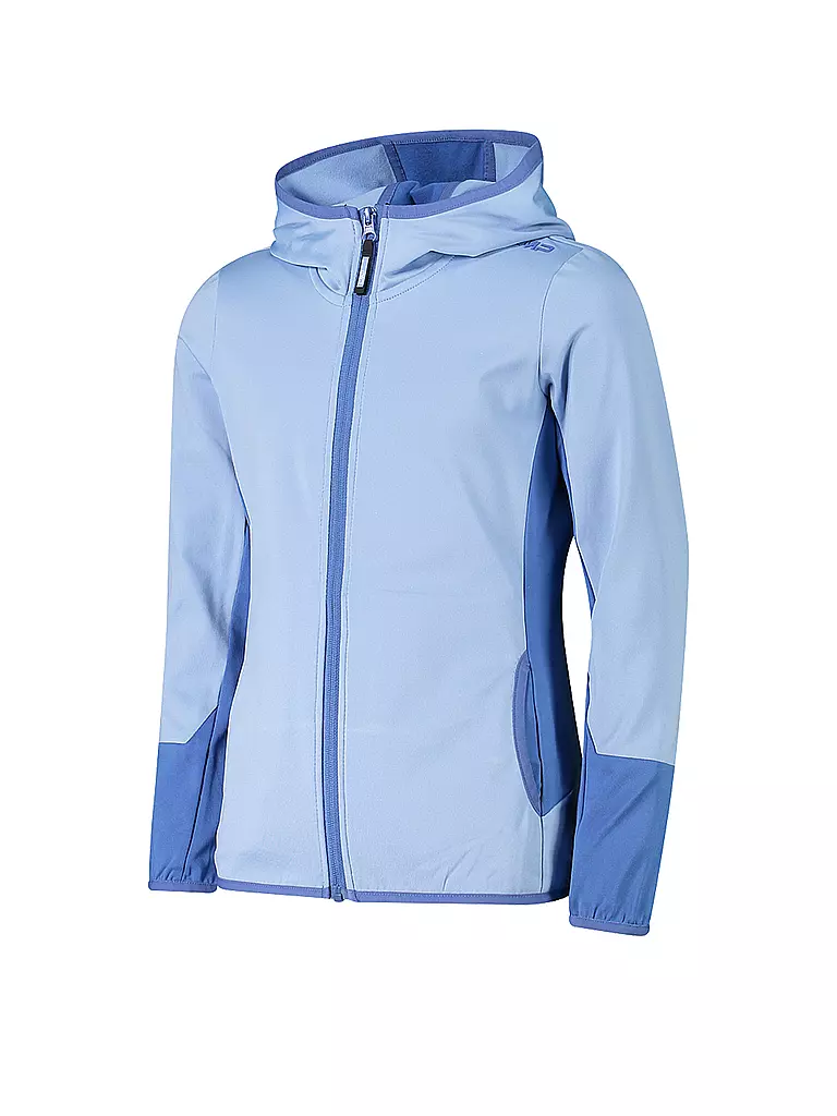 CMP | Mädchen Fleecejacke Stretch Hoodie | hellblau