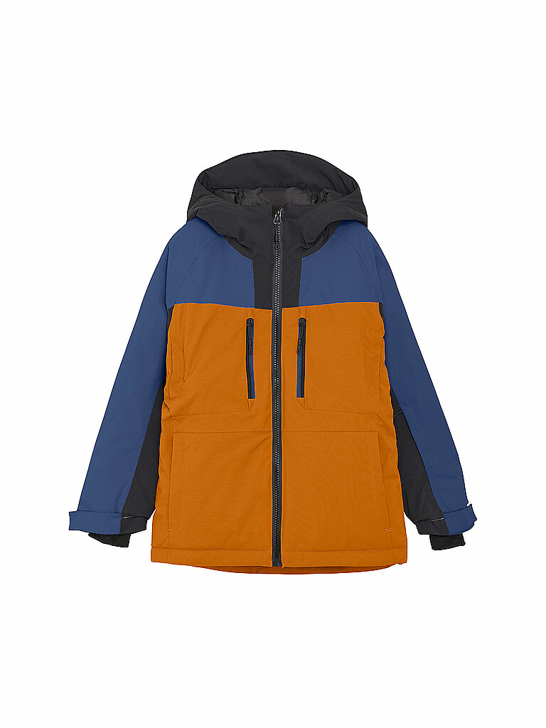 color kids Skijacke Contrast All Seams Taped Softshell Orange