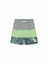 COLOR KIDS | Jungen Badeshort Colorblock | hellgrün