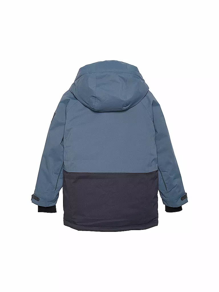 COLOR KIDS | Kinder Skijacke Colorblock | grau