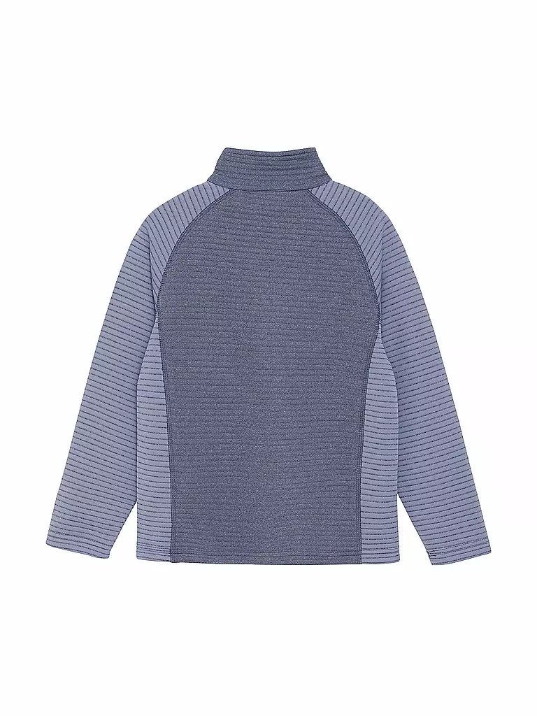 COLOR KIDS | Kinder Unterzieh Zipshirt Fleece Pulli Striped | lila