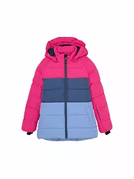COLOR KIDS | Mädchen Skijacke Colorblock Quilt | pink