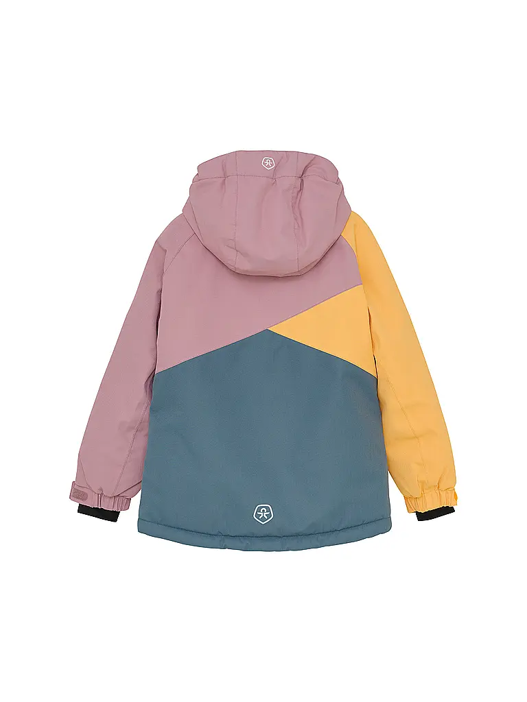 COLOR KIDS | Mädchen Skijacke Colorblock | rosa
