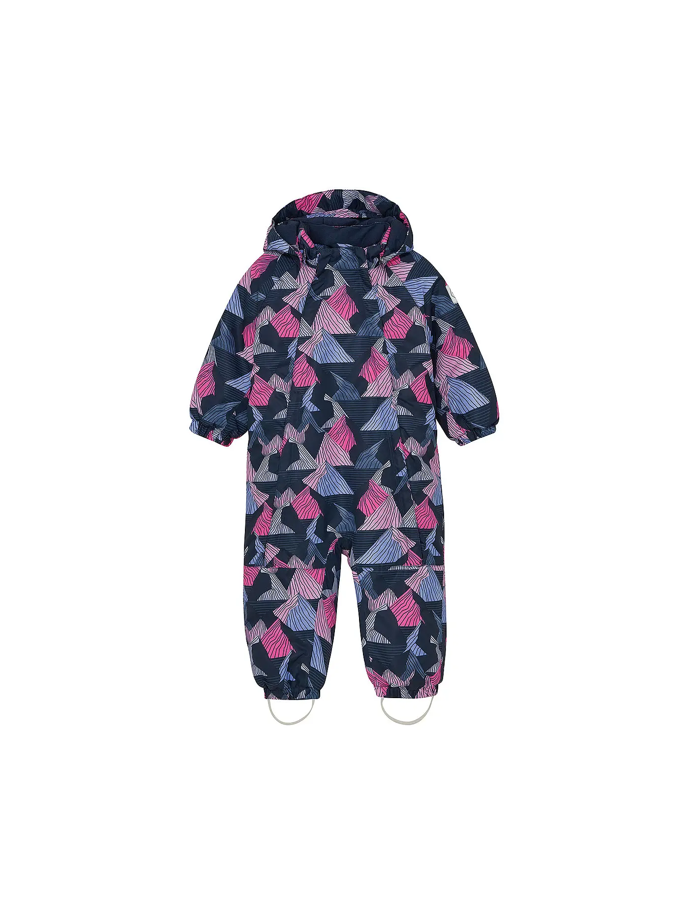 COLOR KIDS | Mini Kinder Skioverall W. 2 Zip-AOP | pink