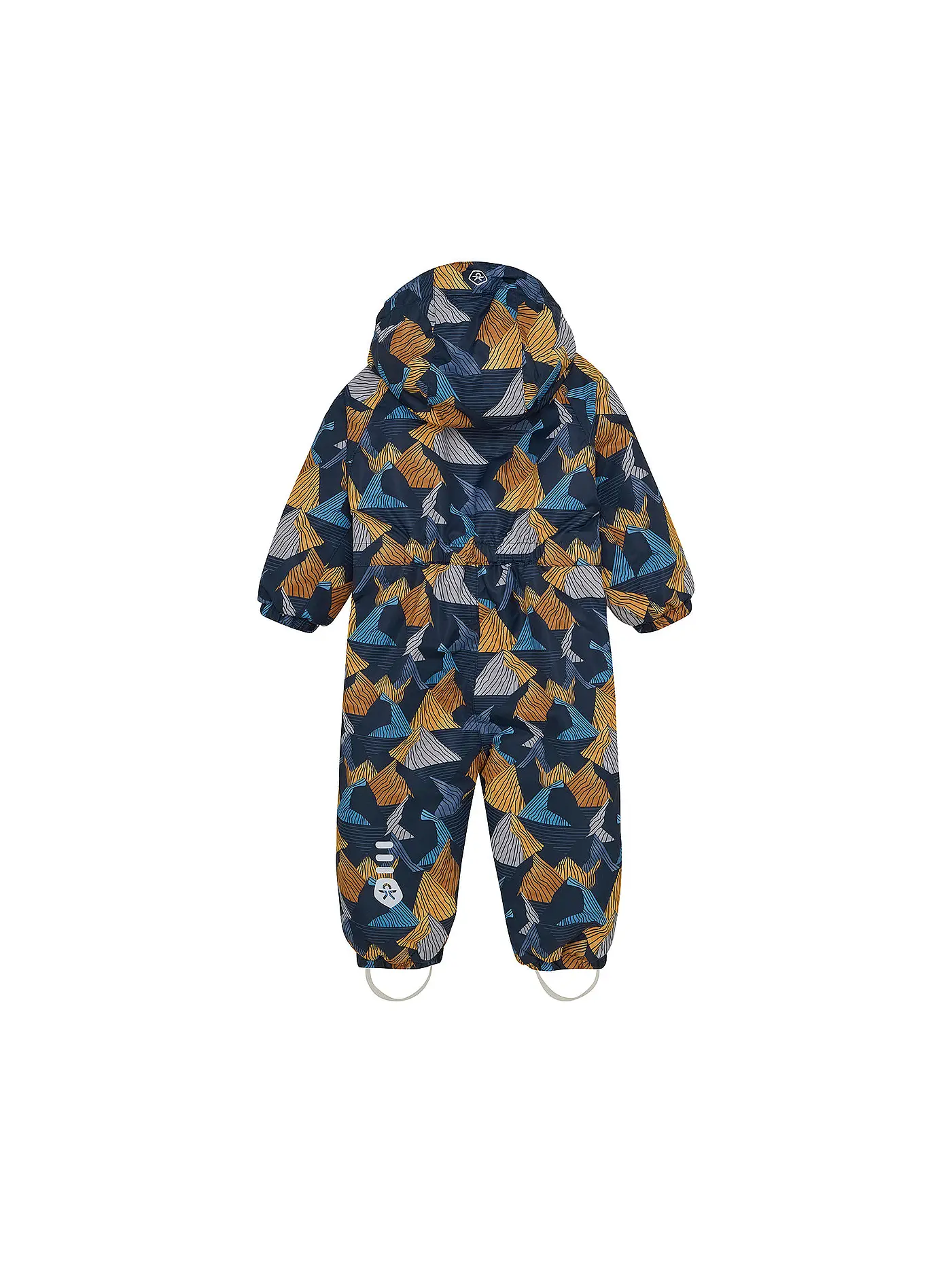 COLOR KIDS | Mini Kinder Skioverall W. 2 Zip-AOP | orange