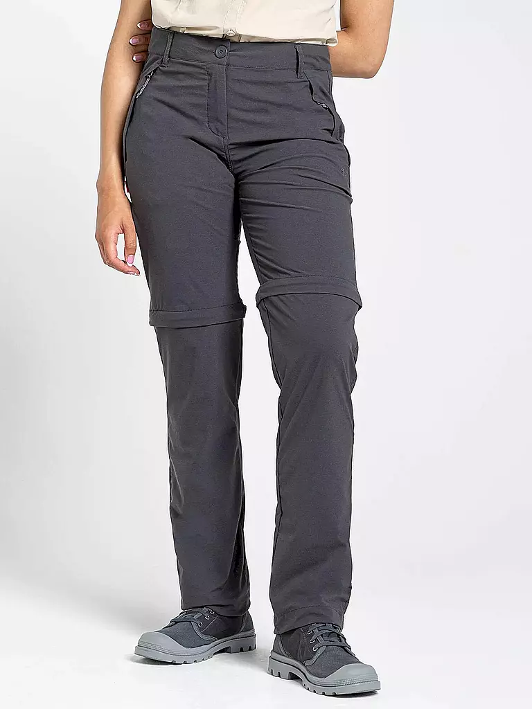 CRAGHOPPERS | Damen Wanderhose NosiLife Pro II Convertible ZippOff | grau