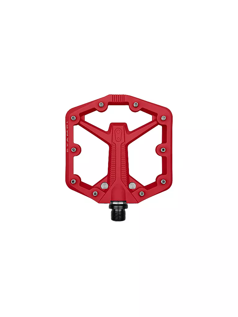 CRANKBROTHERS | Flat-Pedal Stamp 1 Gen 2 | rot