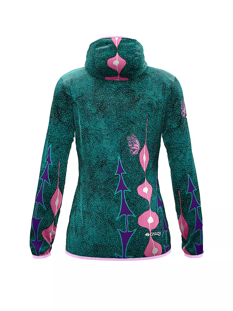 CRAZY | Damen Softshelljacke Wonder Magic Shell | grün