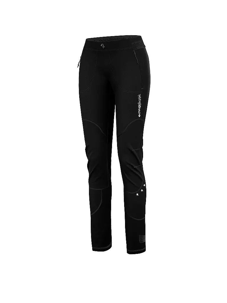 CRAZY | Damen Tourenhose Oxygen | schwarz