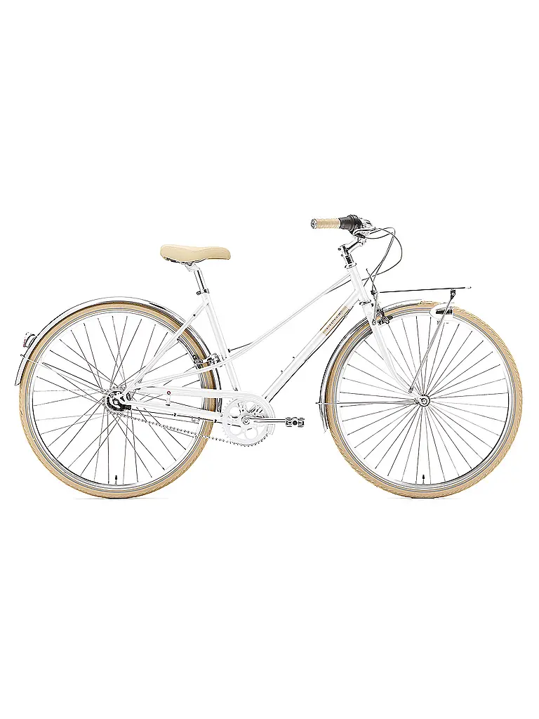 CREME | Damen Urbanbike Caferacer Lady Solo | weiss