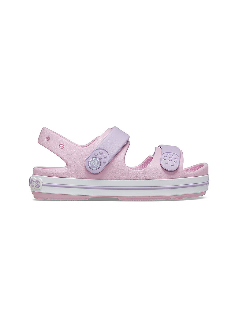 CROCS Mini Kinder Badepantoffeln Crocband Cruiser rosa | 24-25