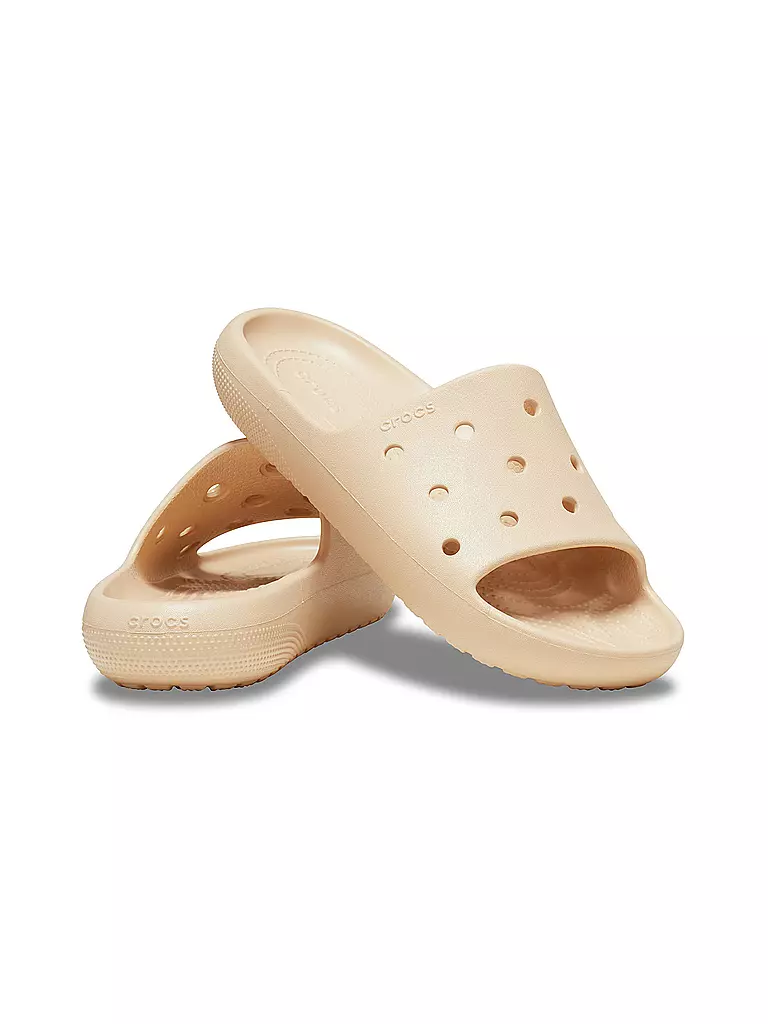 CROCS | Badepantoffeln Classic Slide | hellbraun