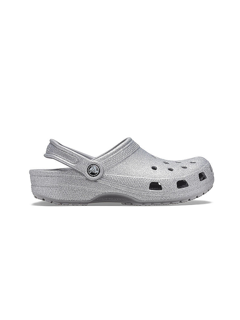 CROCS | Damen Badepantoffeln Classic Glitter | grau