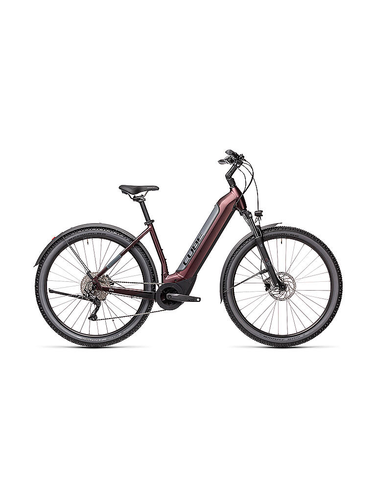 CUBE | Damen E-Mountainbike Nuride Hybrid Pro 625 Allroad 2021 | rot