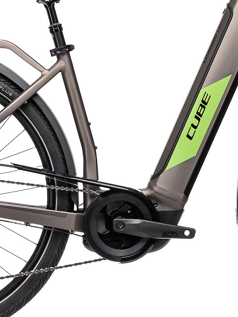 CUBE | Damen E-Trekkingbike 28" Kathmandu Hybrid EXC 625 2021 (Einrohr) | braun